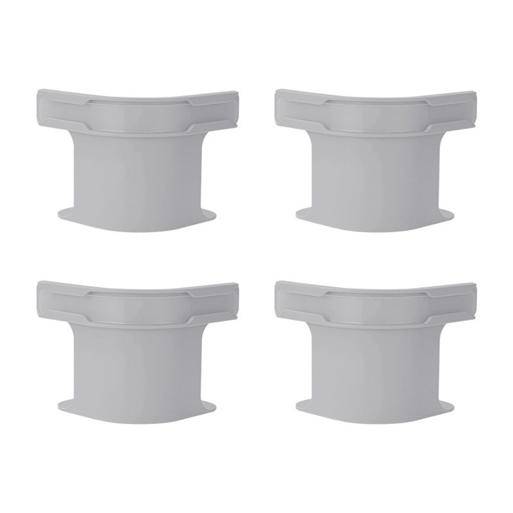 4Pcs Bed Sheet Fasteners Multi-Function Small Sheet Straps Anti-Slip Clip Holders - Grey