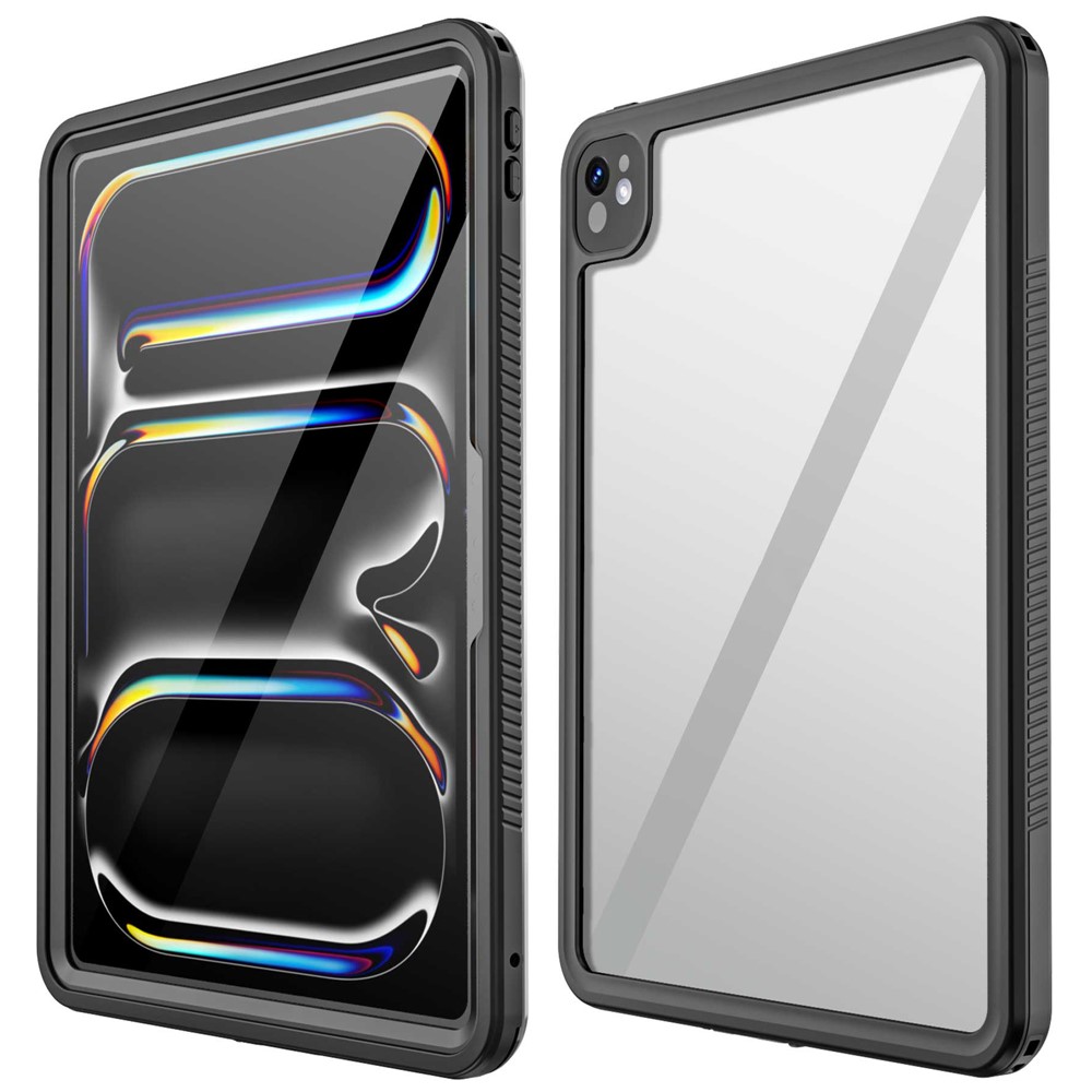 iPad Pro 13 (2024) Tablet Full Coverage Case PC+PET+TPU IP68 Waterproof Anti-Drop Shell