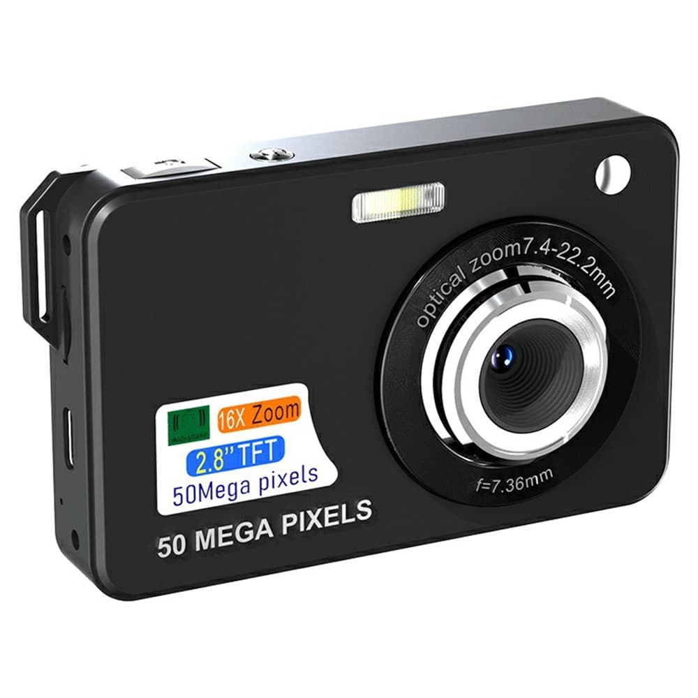 X800 2.8 Inch HD Digital Camera CCD Video Recording for Photo Taking - Black