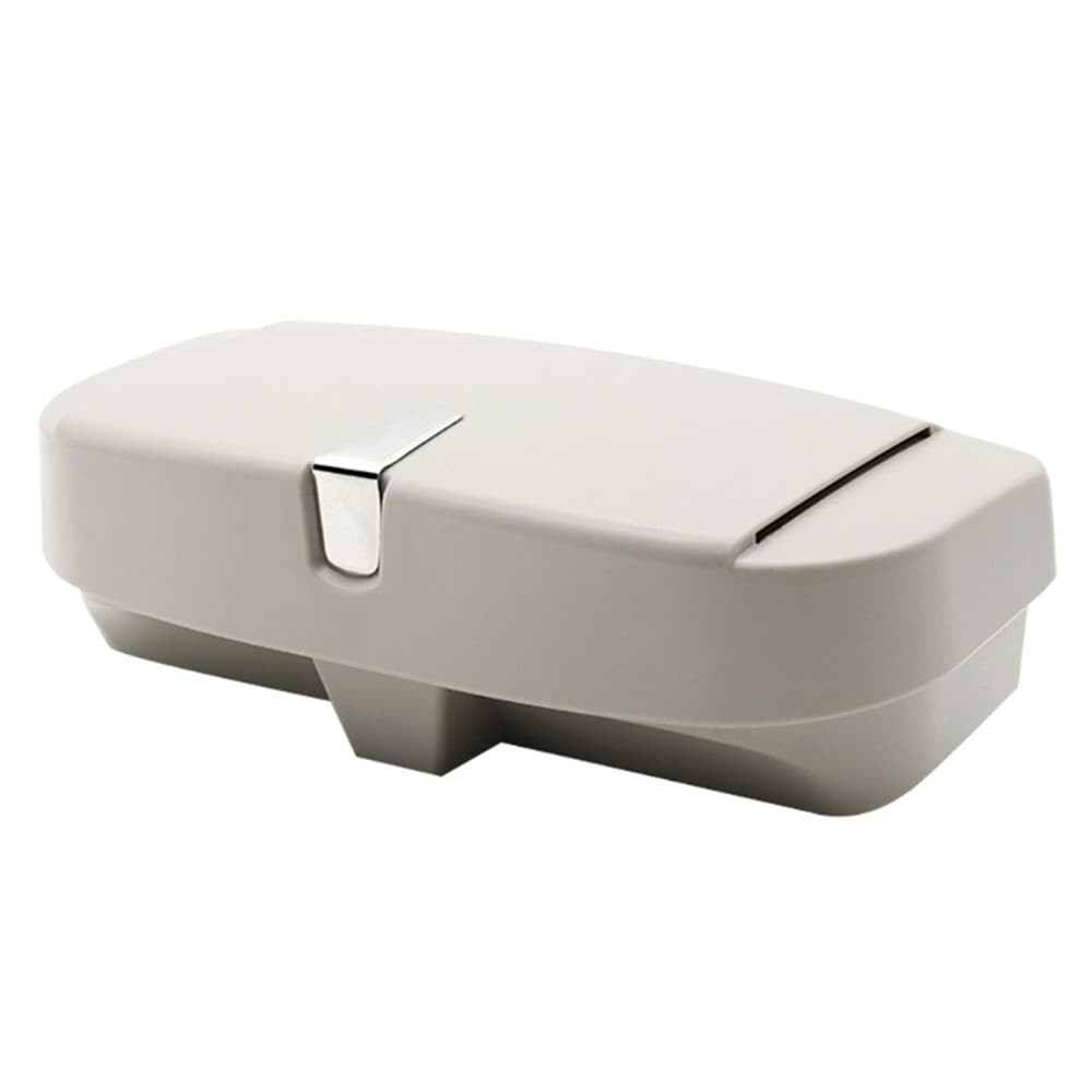 R-5930 Car Sun Visor Clip Mount Sunglasses Holder Eyeglasses Organizer Case - Grey