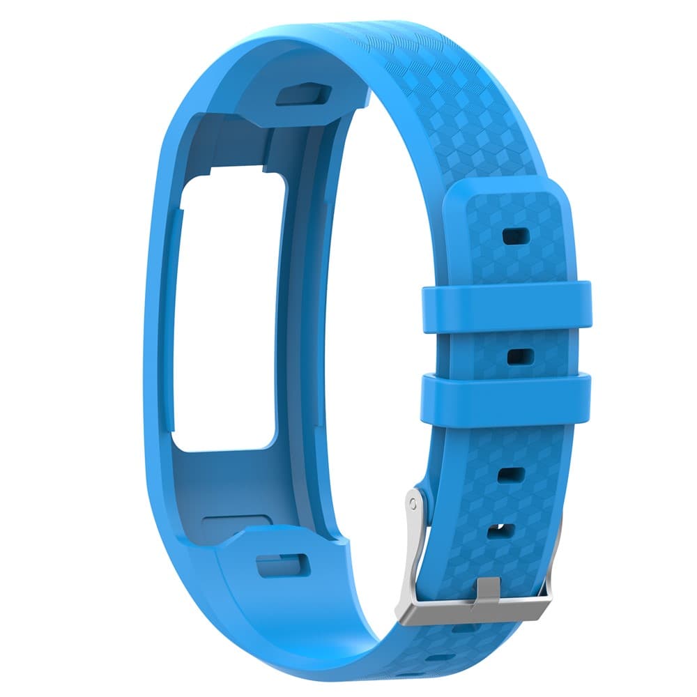 Soft Flexible Silicone Wristwatch Strap for Garmin Vivofit 1 / Vivofit 2 - Size: L / Blue